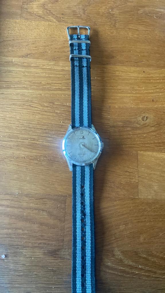 Omega cal. 266, Gebruikt, Staal, Polshorloge, Kunststof
