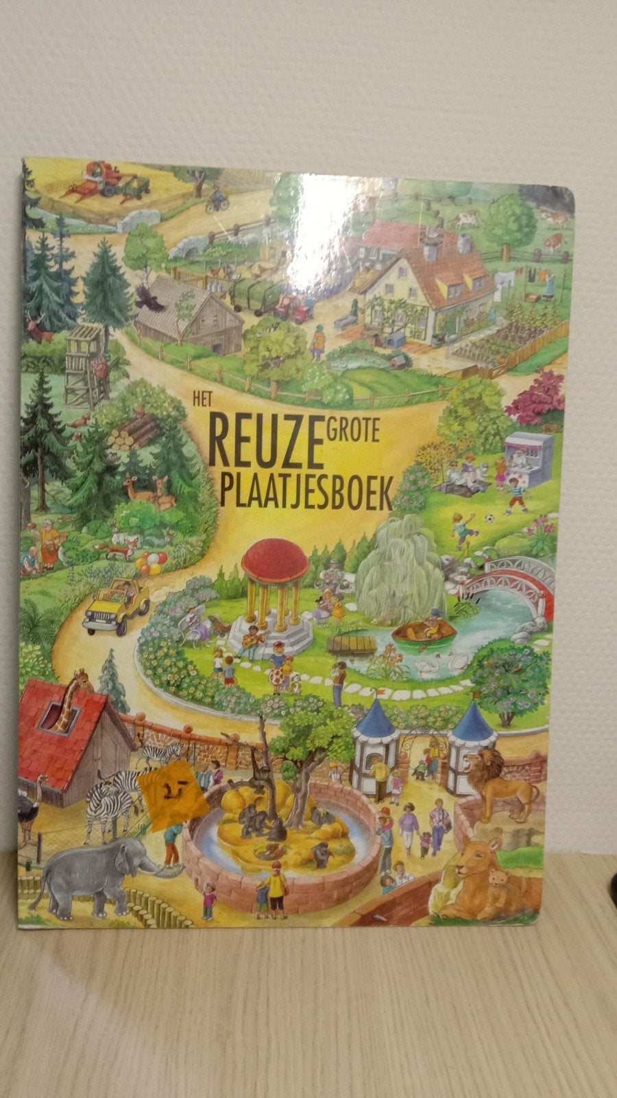 Het Reuzegrote Plaatjesboek - Boerderij, Dierentuin, Park, Ophalen of Verzenden, Zo goed als nieuw, Prentenboek