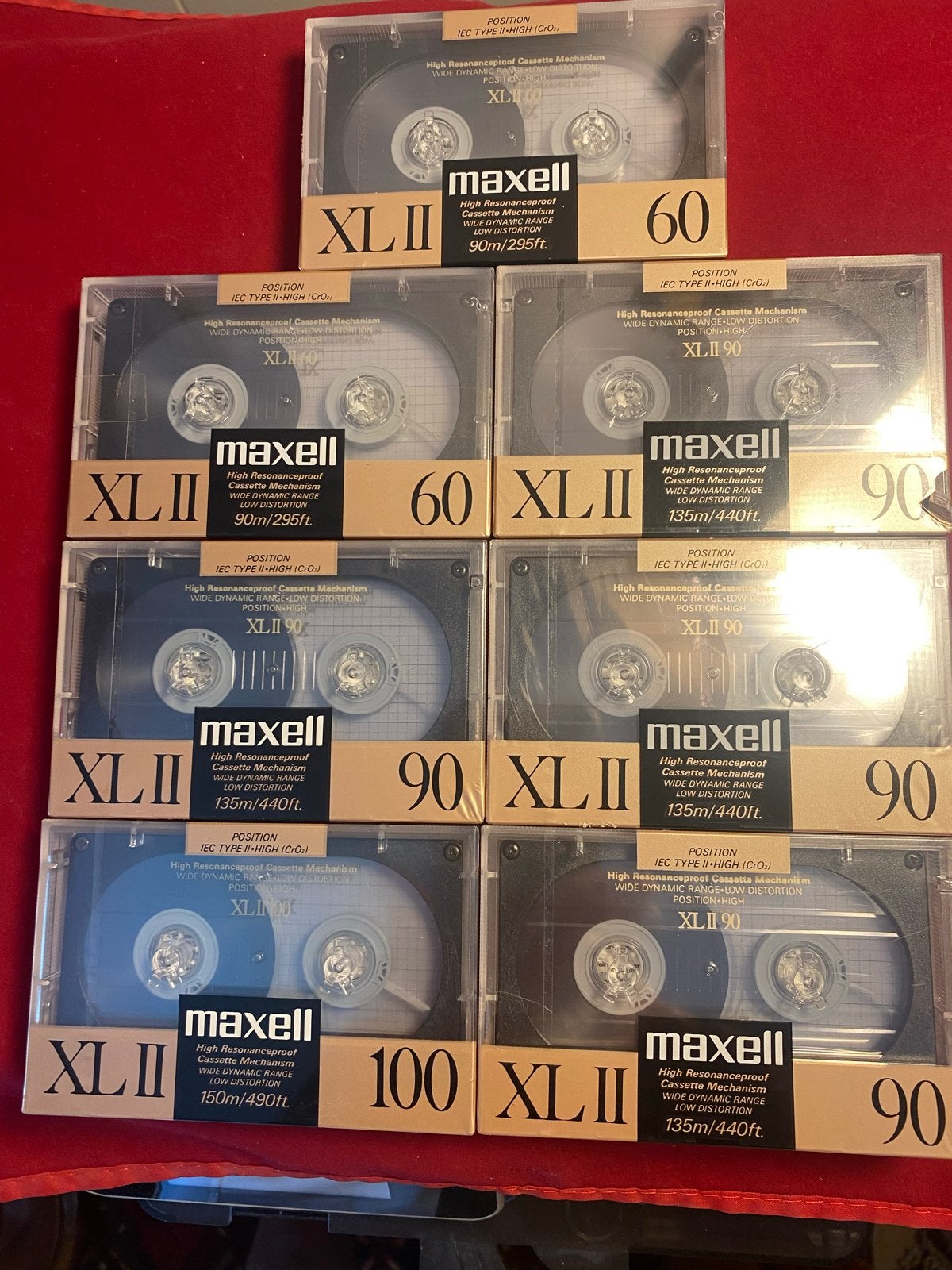 Nieuwe Maxell Gold Line XLII Cassettebandjes, 2 t/m 25 bandjes, Overige genres, Ophalen of Verzenden, Nieuw in verpakking