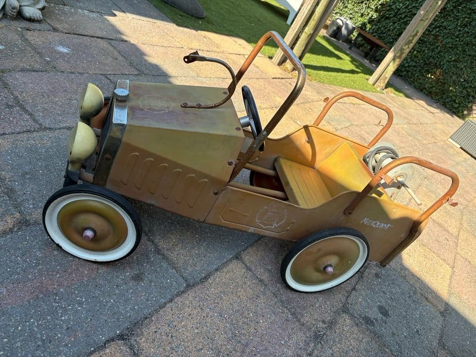 Vintage Marquant Trapauto - Oude Brandweerwagen, Ophalen, Gebruikt, Trapvoertuig