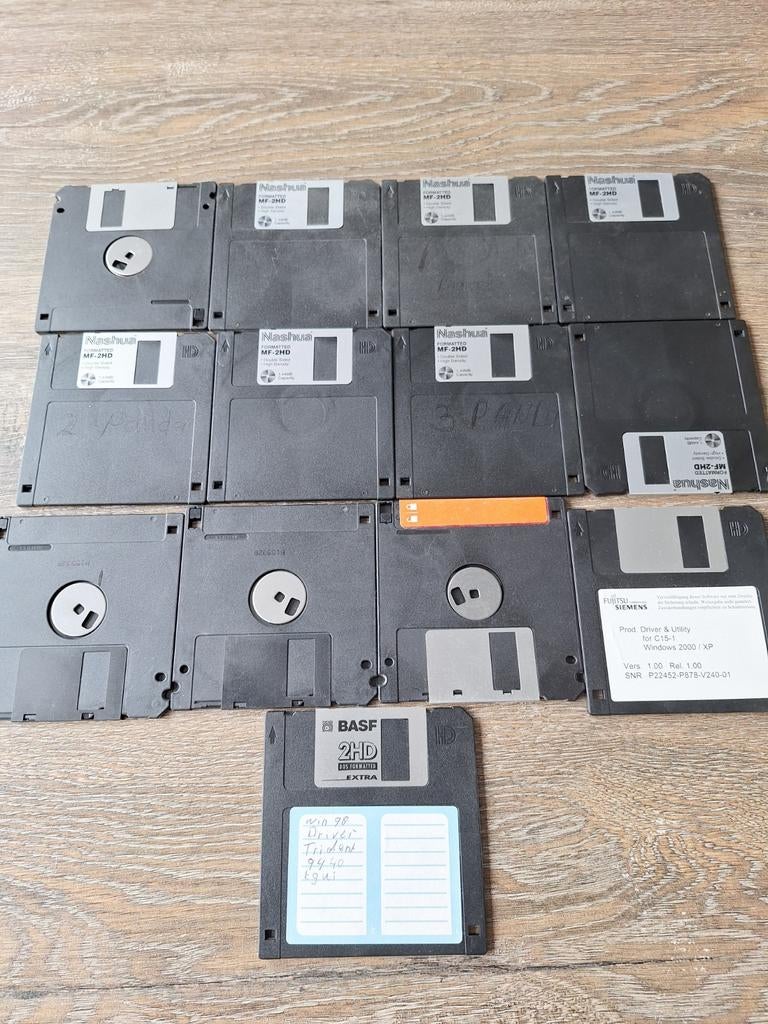 13 floppydiscs, Ophalen of Verzenden
