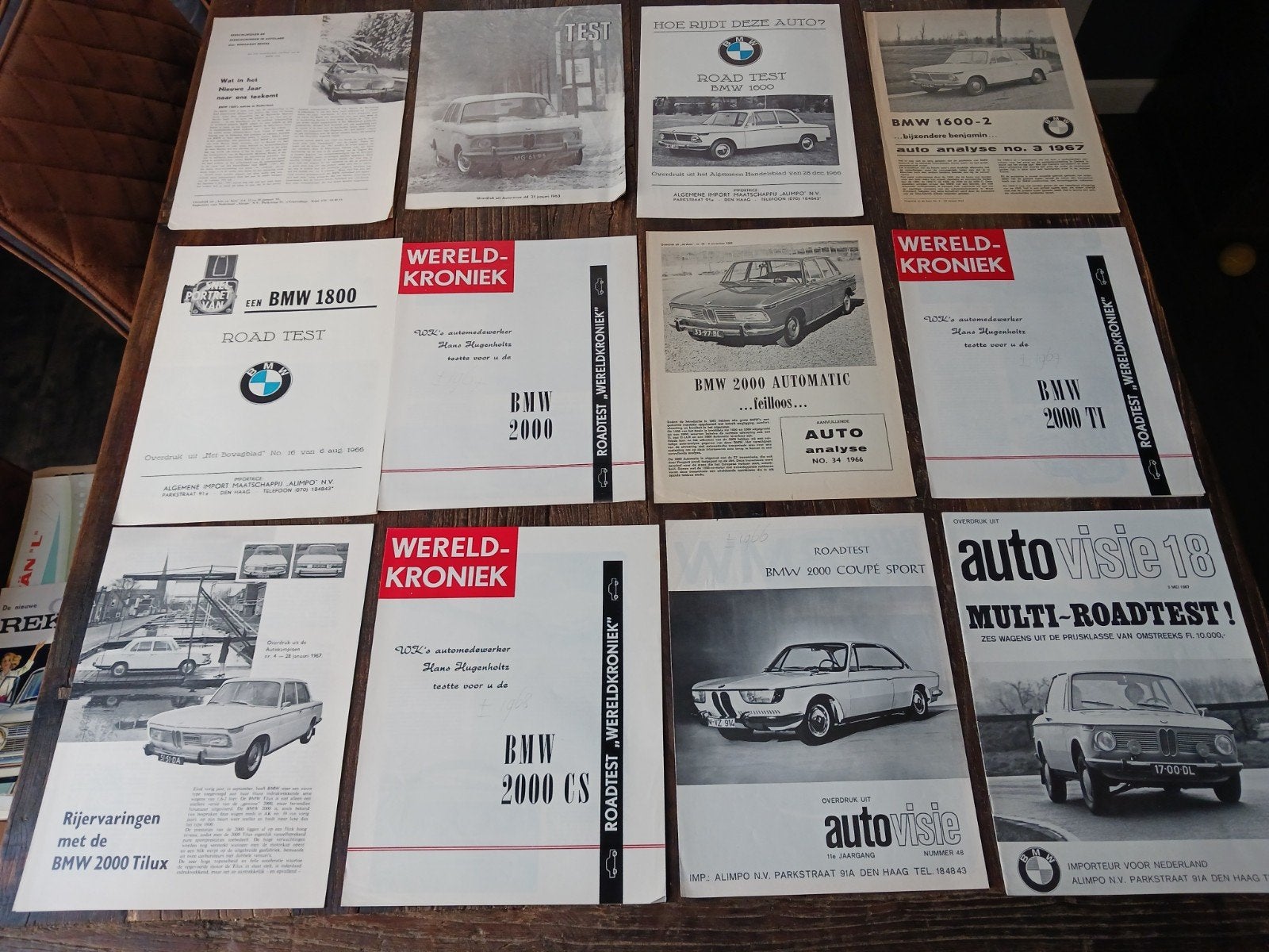 Testverslagen BMW 1500 1600 1800 2000 jaren zestig, Ophalen of Verzenden, Gelezen, BMW