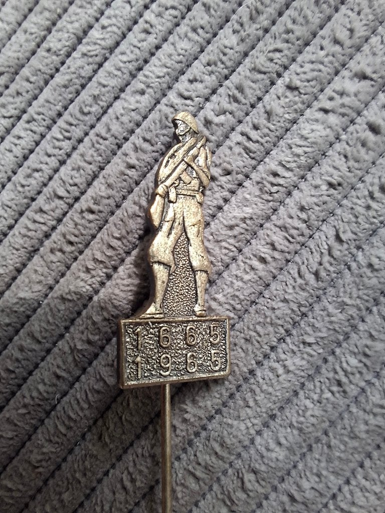 Speld 1665 - 1965 Korps Mariniers, Verzenden, Landmacht, Nederland, Embleem of Badge