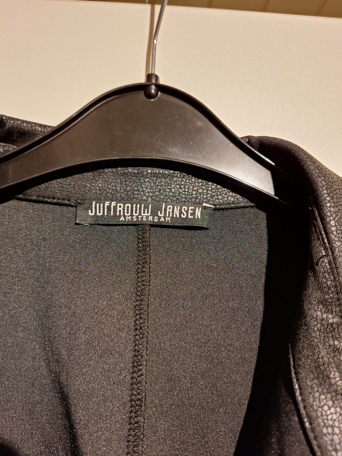 Zwarte jurk/blouse van Juffrouw Jansen, maat 40/42, Kleding | Dames, Zwart, Maat 42/44 (L), Ophalen of Verzenden, Gedragen