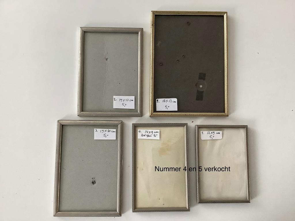 VINTAGEFOTOLIJSTJESVOOREEN MUUR VOL HERINNERINGEN, Ophalen of Verzenden