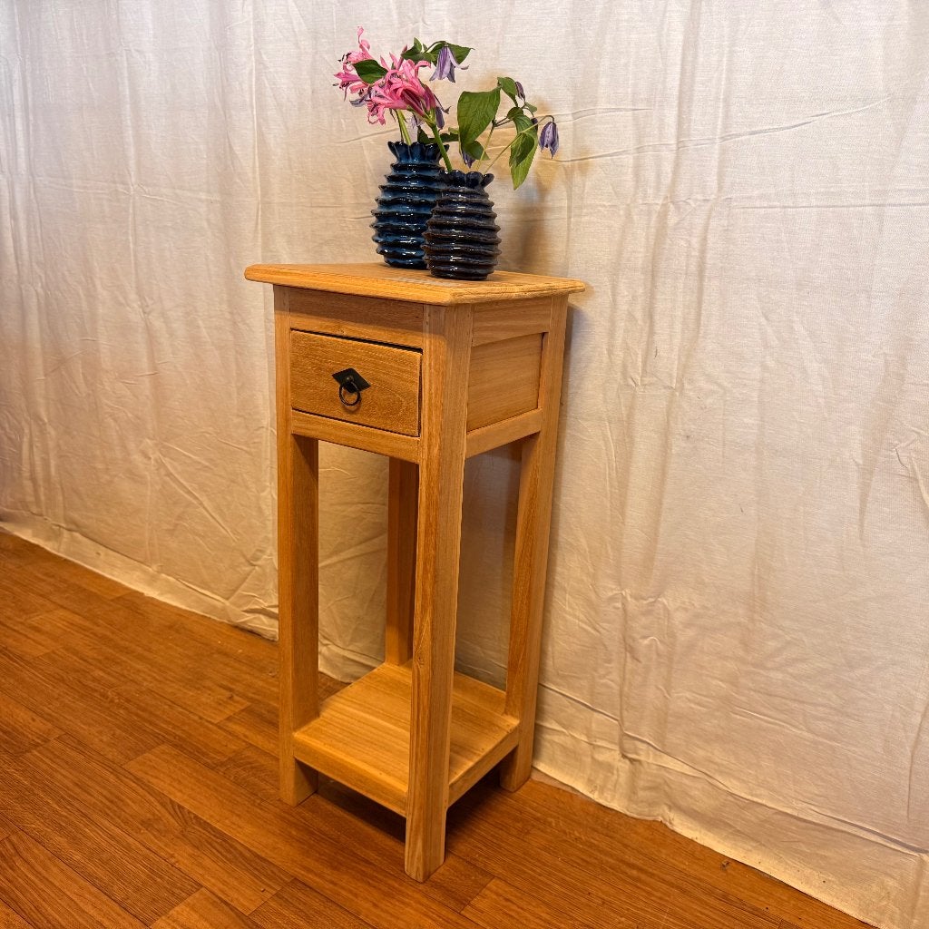 ladekastje - 30 x 30 cm - massief teak - Gratis bezorgd, TTM Wonen, Meubels – (Perzische) Tapijten en Woonaccessoires, Minder dan 50 cm