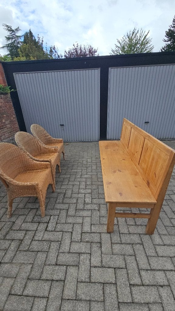 Leuke set voor keukentafel of apart te koop, Ophalen, Gebruikt, Overige kleuren, Drie