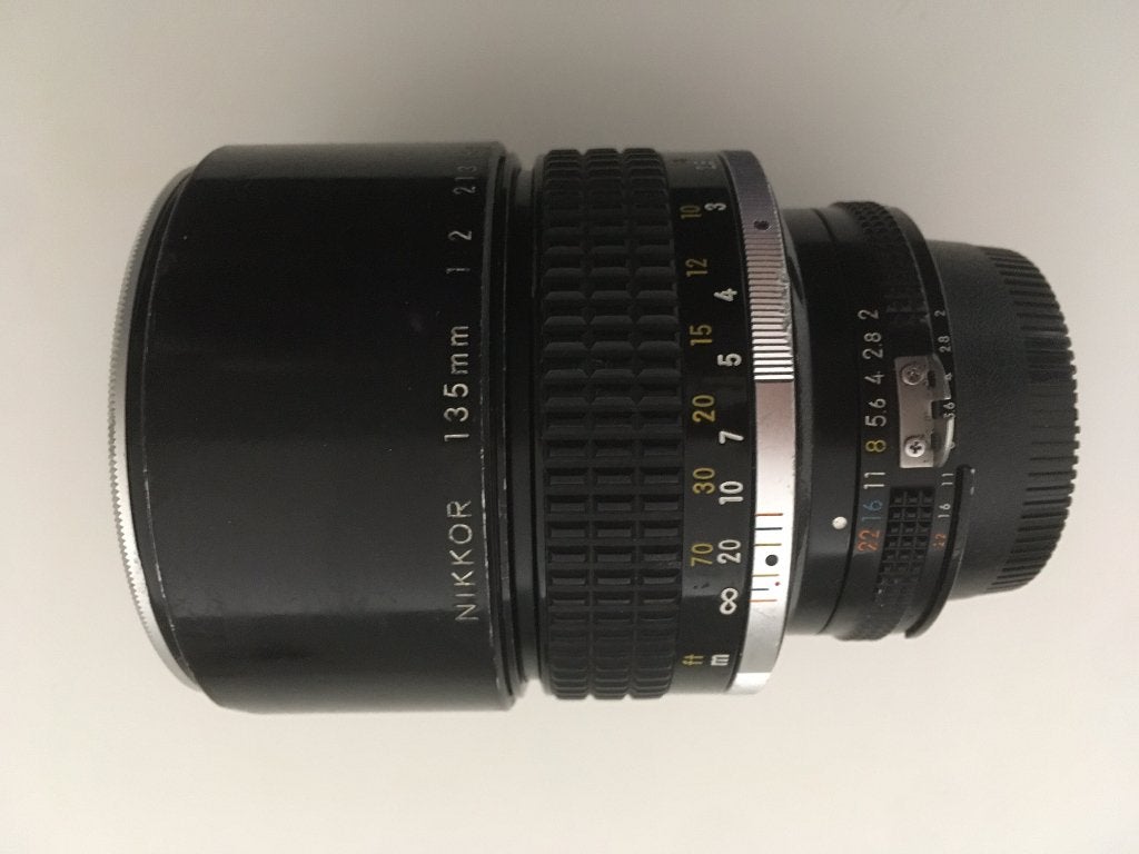 Nikon Lens 135mm F2 AI-S, Audio, Tv en Foto, Fotografie | Lenzen en Objectieven, Gebruikt, Standaardlens, Nikon, Nikon F-mount