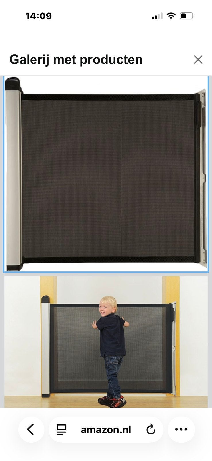 Traphekje kiddyguard, Ophalen, Gebruikt, Aluminium, 100 tot 115 cm