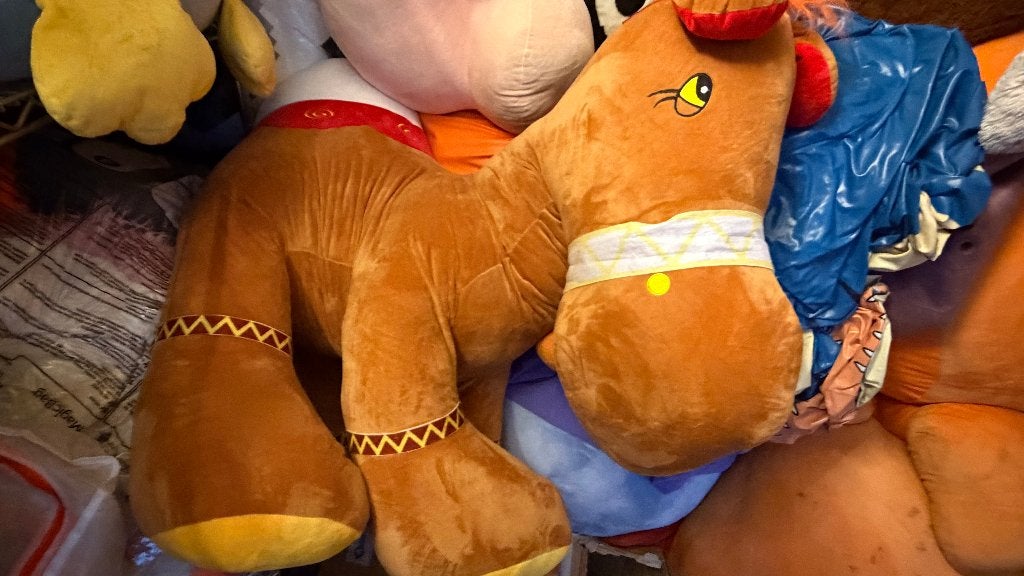 Grote kameel knuffel XXL 150 cm met knipoog, Kinderen en Baby's, Ophalen, Overige merken, Overige typen, Zo goed als nieuw