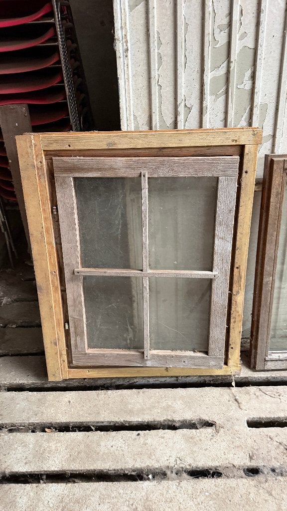 Diverse kozijnen en deur voor tuinhuis of project, Gebruikt, Overige typen, Inclusief glas, 225 cm of meer