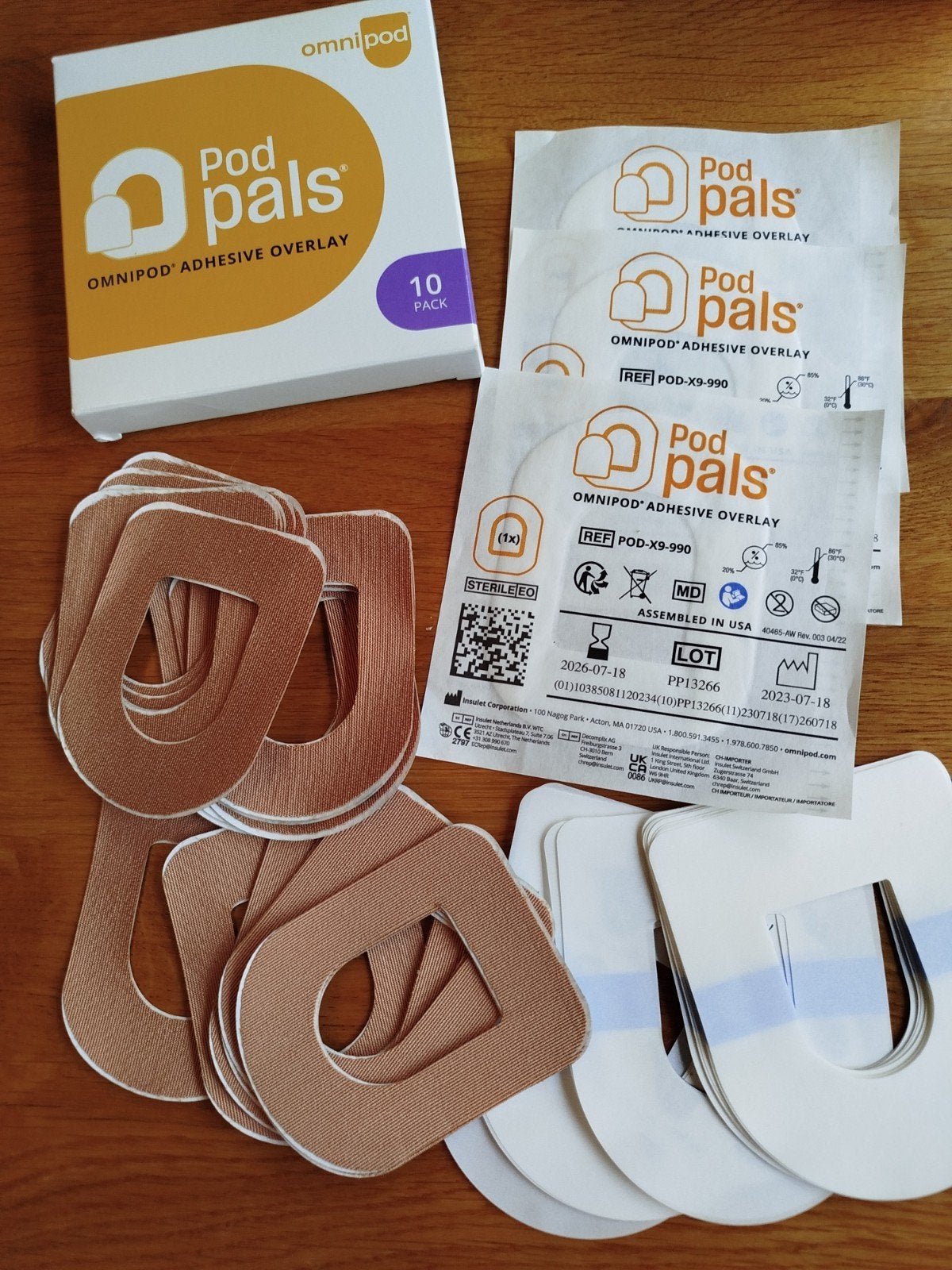 Omnipod pod pals, adhesive overlay stickers, Ophalen of Verzenden, Nieuw