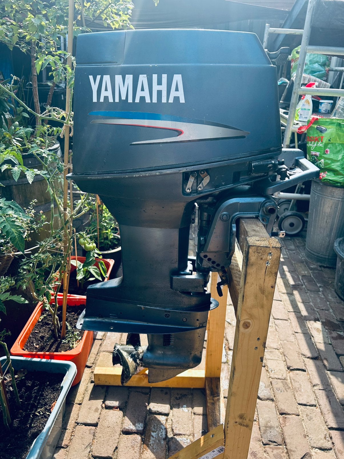 Yamaha 30pk 2takt kortstaart op afstandsbediening, Watersport en Boten, Buiten- en Binnenboordmotoren, Ophalen of Verzenden, Zo goed als nieuw