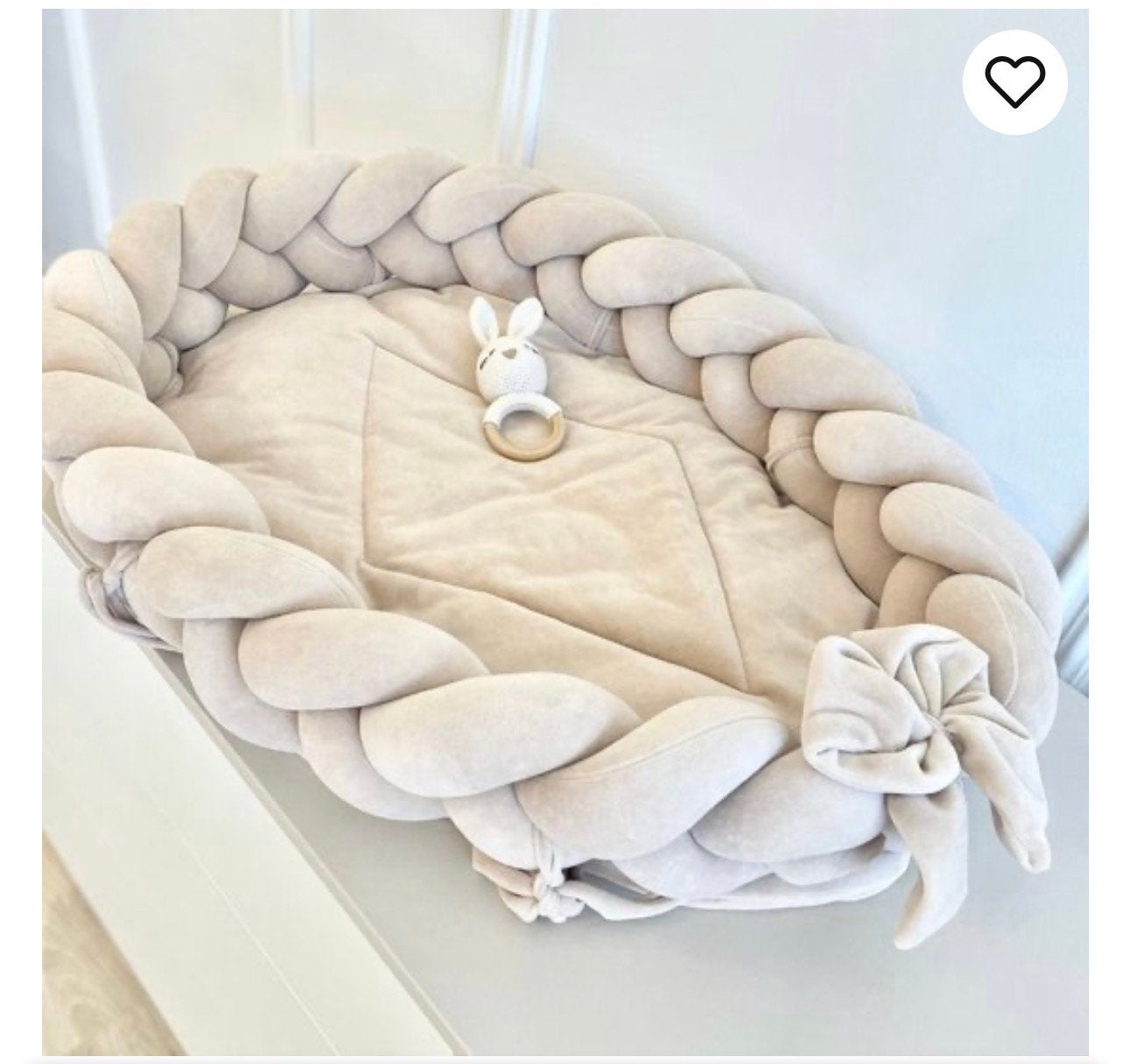Baby nestje en bedbumper 2 in 1, Kinderen en Baby's, Ophalen of Verzenden, Zo goed als nieuw, Overige typen