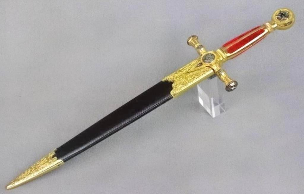 Decoratief Vrijmetselaars Zwaard - 55 cm - Frankrijk, Ophalen of Verzenden, Gebruikt