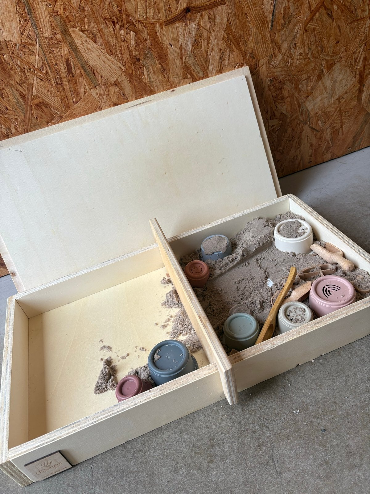 Montessori Open-Ended Speelzand Set met Accessoires, Ophalen, Zo goed als nieuw, Jongen of Meisje