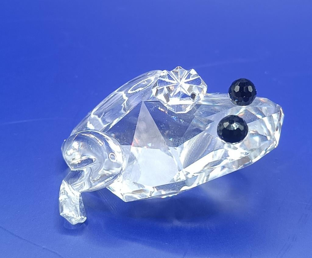 Swarovski prins kikker, Verzamelen, Swarovski, Zo goed als nieuw, Figuurtje, Ophalen of Verzenden