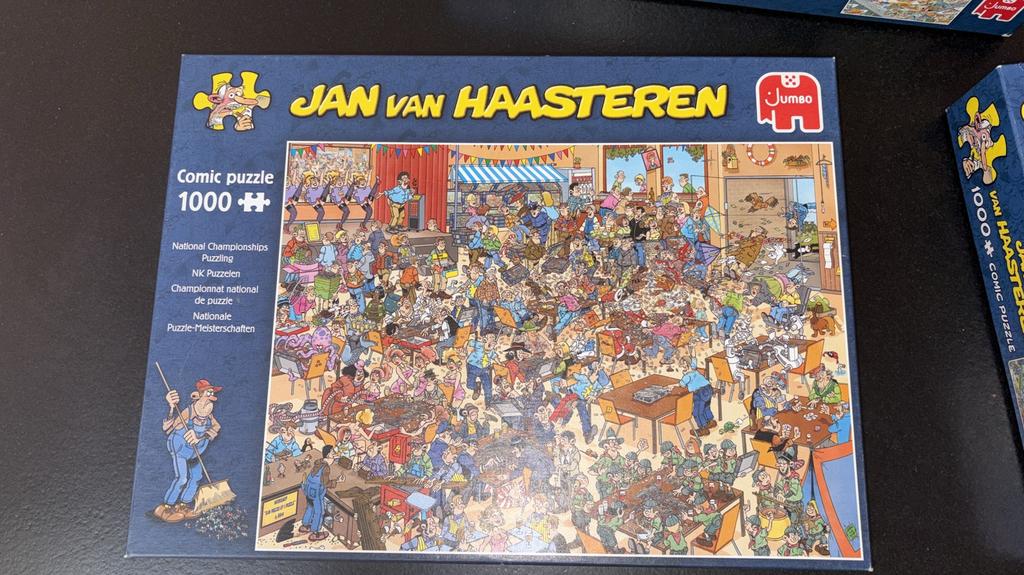 Jan van Haasteren; NK puzzelen 1000 stukjes, Ophalen of Verzenden, 500 t/m 1500 stukjes, Zo goed als nieuw