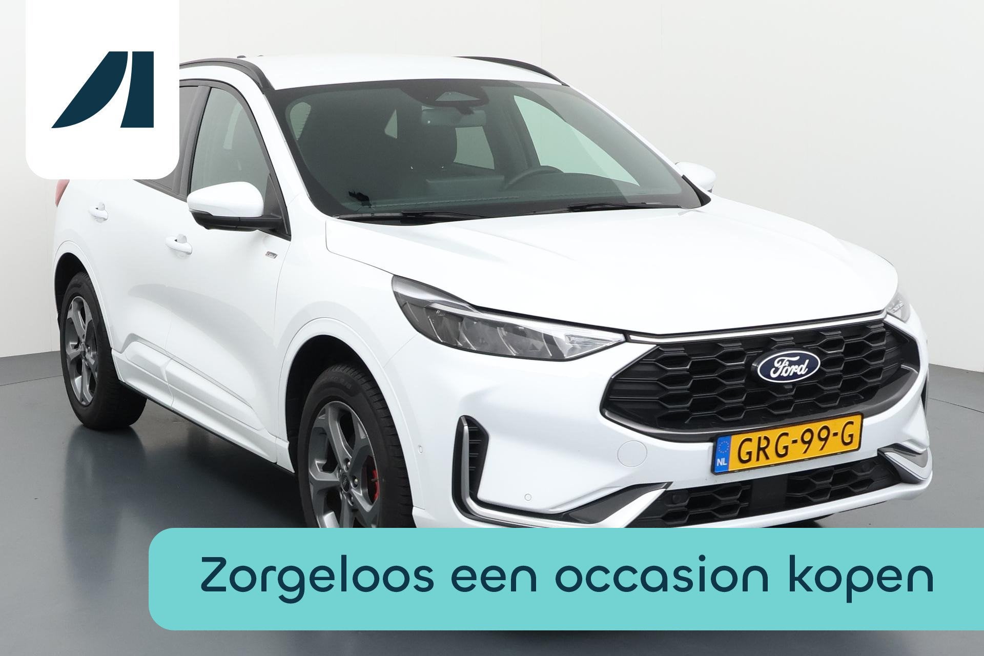 Ford Kuga 2.5 PHEV ST-Line X – sportief en slim onderweg m, Auto's, Gebruikt, Euro 6, 4 cilinders, Leder en Stof