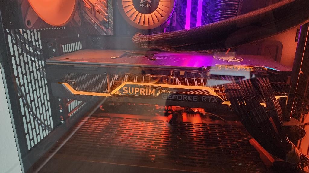 MSI GeForce RTX 3080 Ti Suprim X - 12GB, Ophalen, GDDR6, PCI-Express 4, Zo goed als nieuw