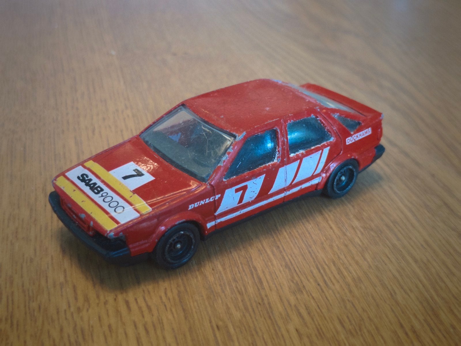 Corgi SAAB 9000 ROOD, Ophalen of Verzenden, Auto