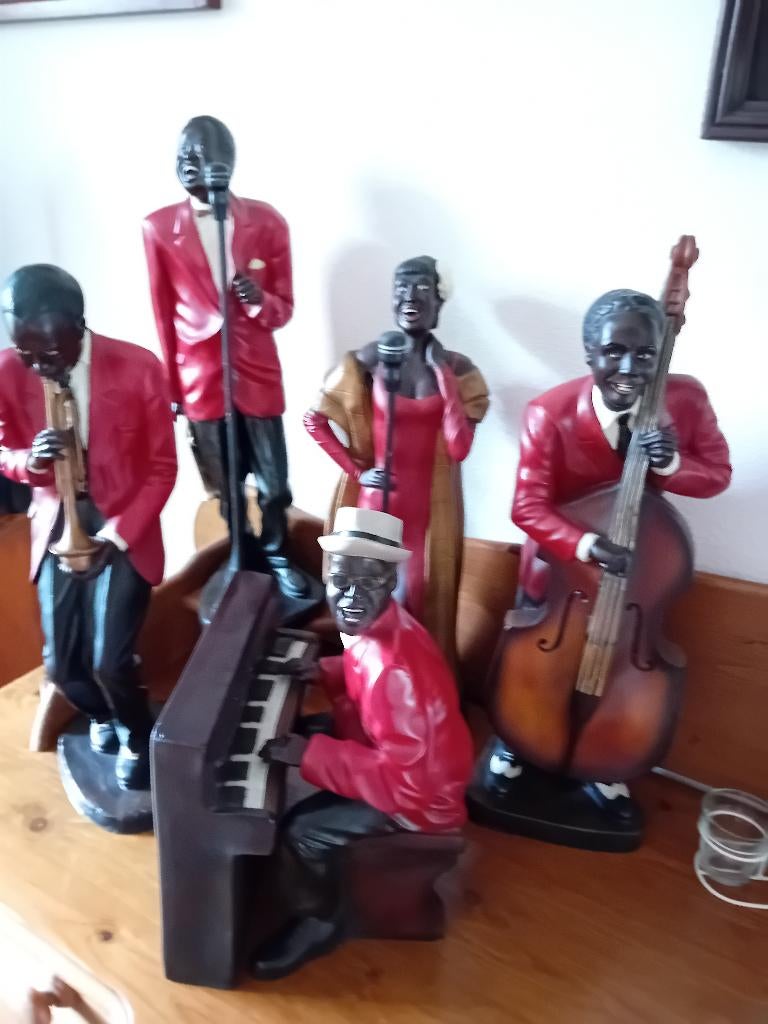 Jazz beelden groep, Verzamelen, Ophalen of Verzenden, Gebruikt, Mens