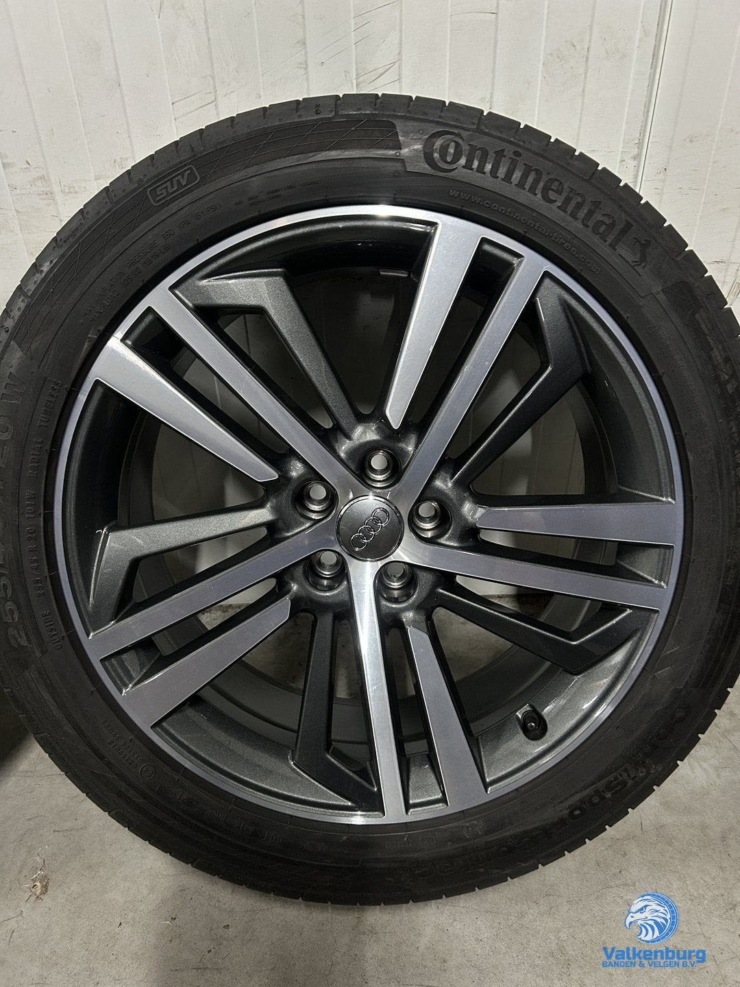 5-6mm! Originele Audi Q5 SQ5 80A 20 inch velgen 5x112 zomerb, Auto-onderdelen, Banden en Velgen, Gebruikt, 255 mm, -, -