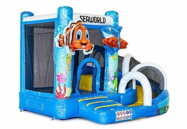 Springkussen 'Seaworld' te huur, huren., Ophalen of Verzenden, Overige