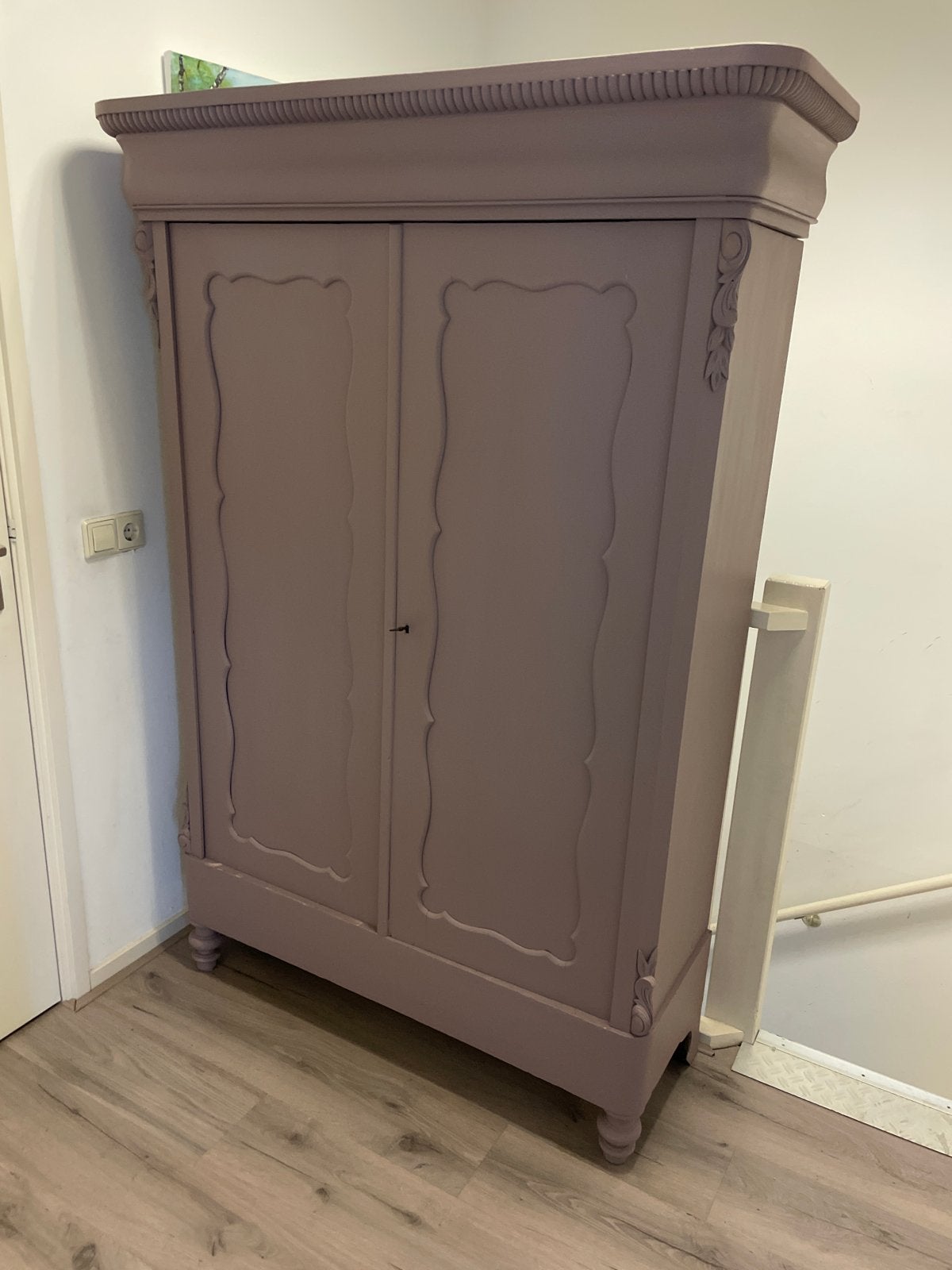 Antieke linnenkast - Lavendelkleurig, Ophalen