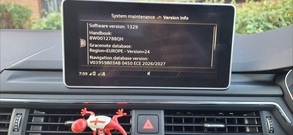 Audi Navigatie Kaart Update EU 2026/2027, Ophalen, Nieuw, Update