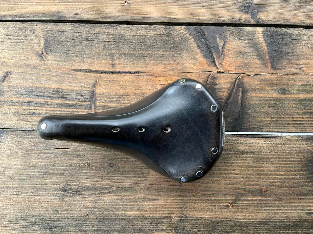 Brooks B17 leren herenzadel - Klassiek en comfortabel, Gebruikt, Leer, Ophalen of Verzenden, Zadel