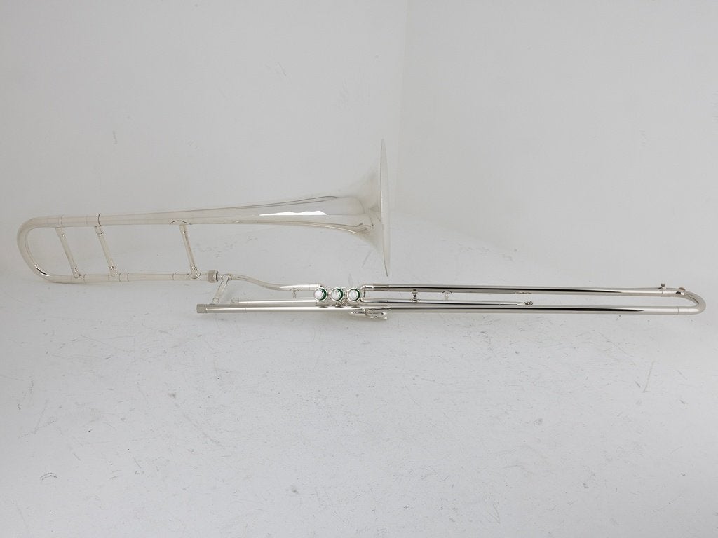 Gebruikte Ventiel Trombone Finke ventieltrombone, verzilverd, Gebruikt, -, -, Overige typen