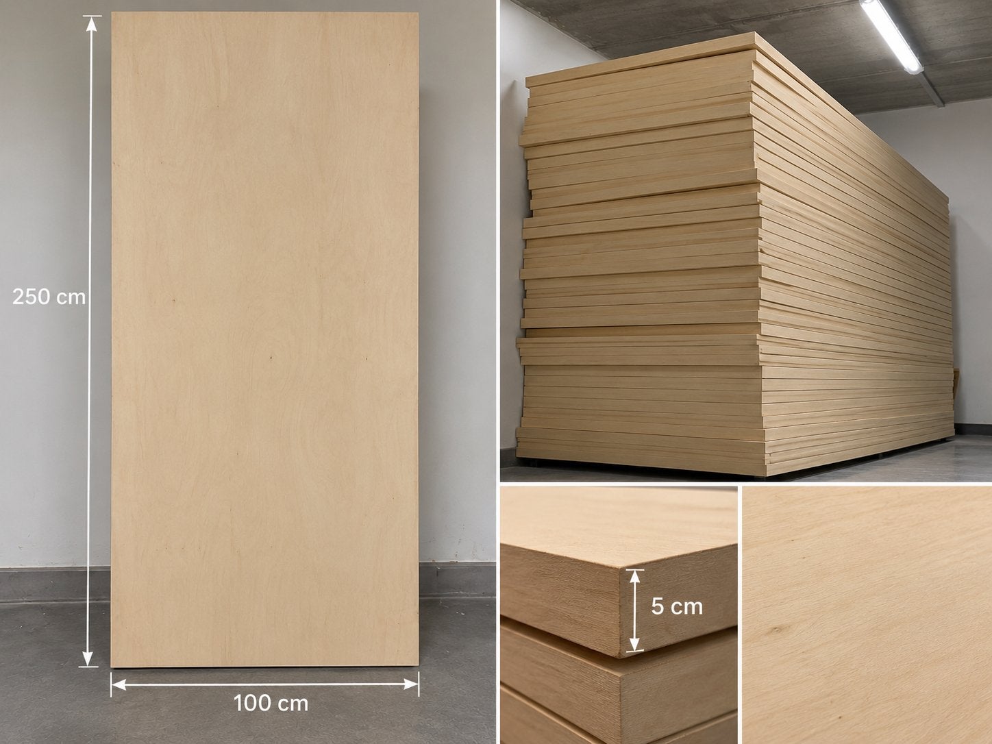 70x Houten standbouw platen 250x100x5 cm, Ophalen, Zo goed als nieuw, 200 tot 250 cm, Plank