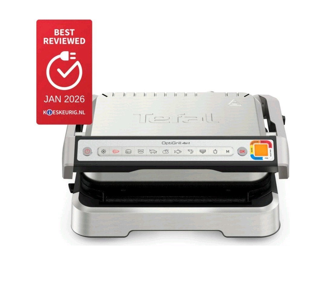 Tefal OptiGrill 4-in-1 (model GC774D10), Ophalen of Verzenden, Nieuw