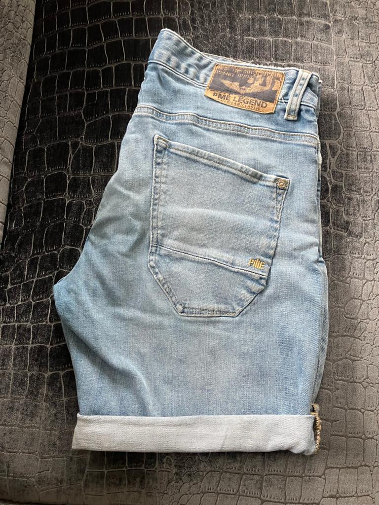 PME Legend Nightflight Jeans Short - Maat W33, Ophalen of Verzenden, Gedragen, Blauw, W33 - W34 (confectie 48/50)