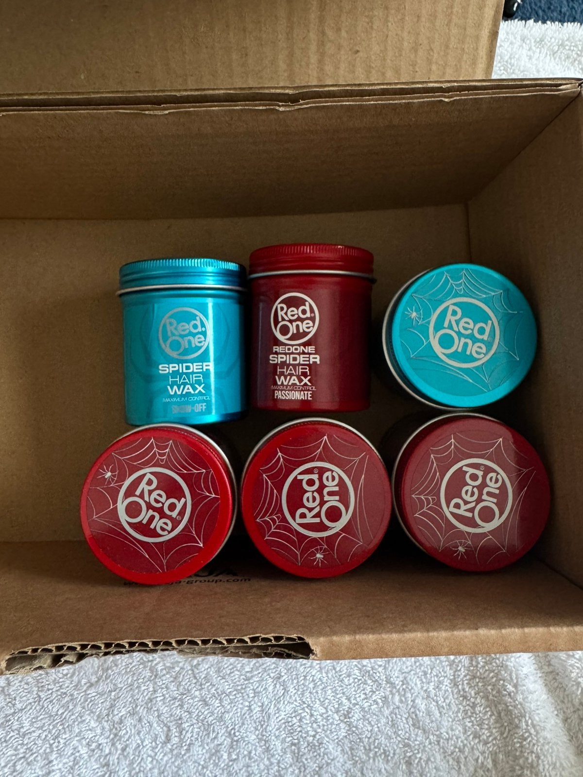Red one spider hair wax gel 6 stuks! Goedkoop, Ophalen of Verzenden, Zo goed als nieuw, Gel, Wax, Haarlak of Mousse
