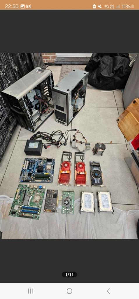 Diverse PC-onderdelen en randapparatuur te koop, Ophalen