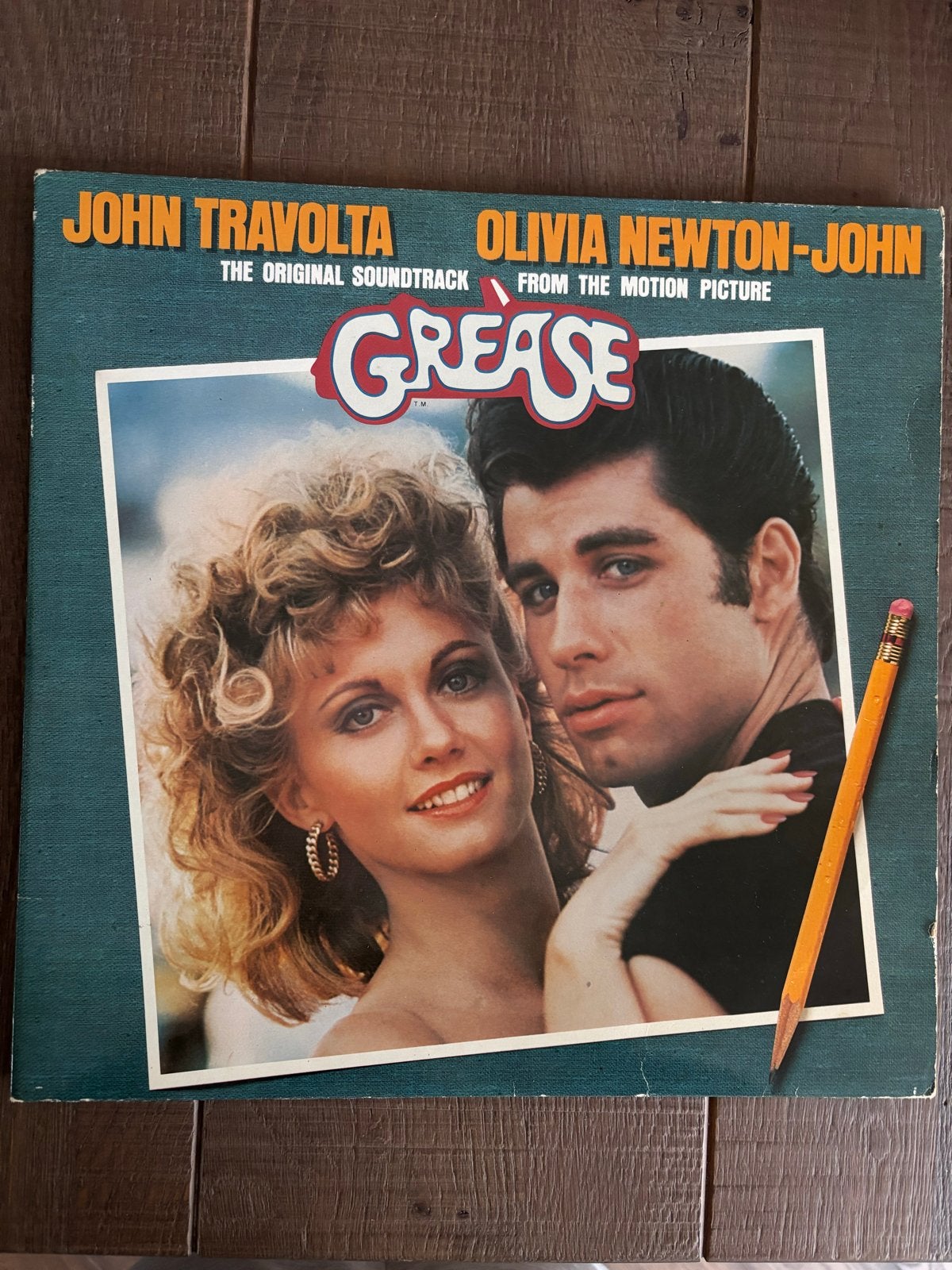 LP Grease Soundtrack Dubbel, Cd's en Dvd's, Vinyl | Pop, Ophalen, Gebruikt, Pop, 12 inch