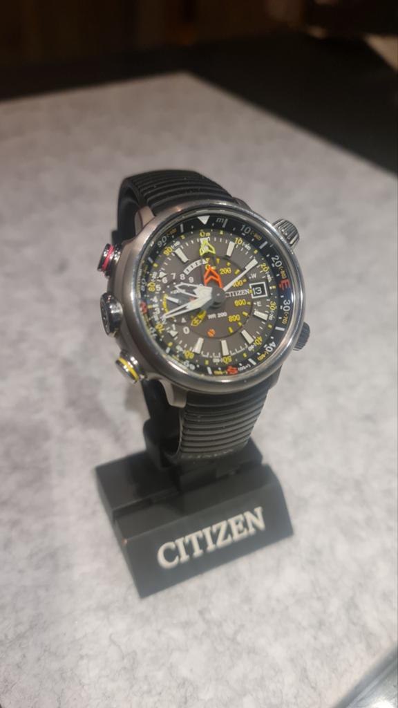 CITIZEN BN4021-02E Altichron, Ophalen of Verzenden, Waterdicht, Hoogte, IOS