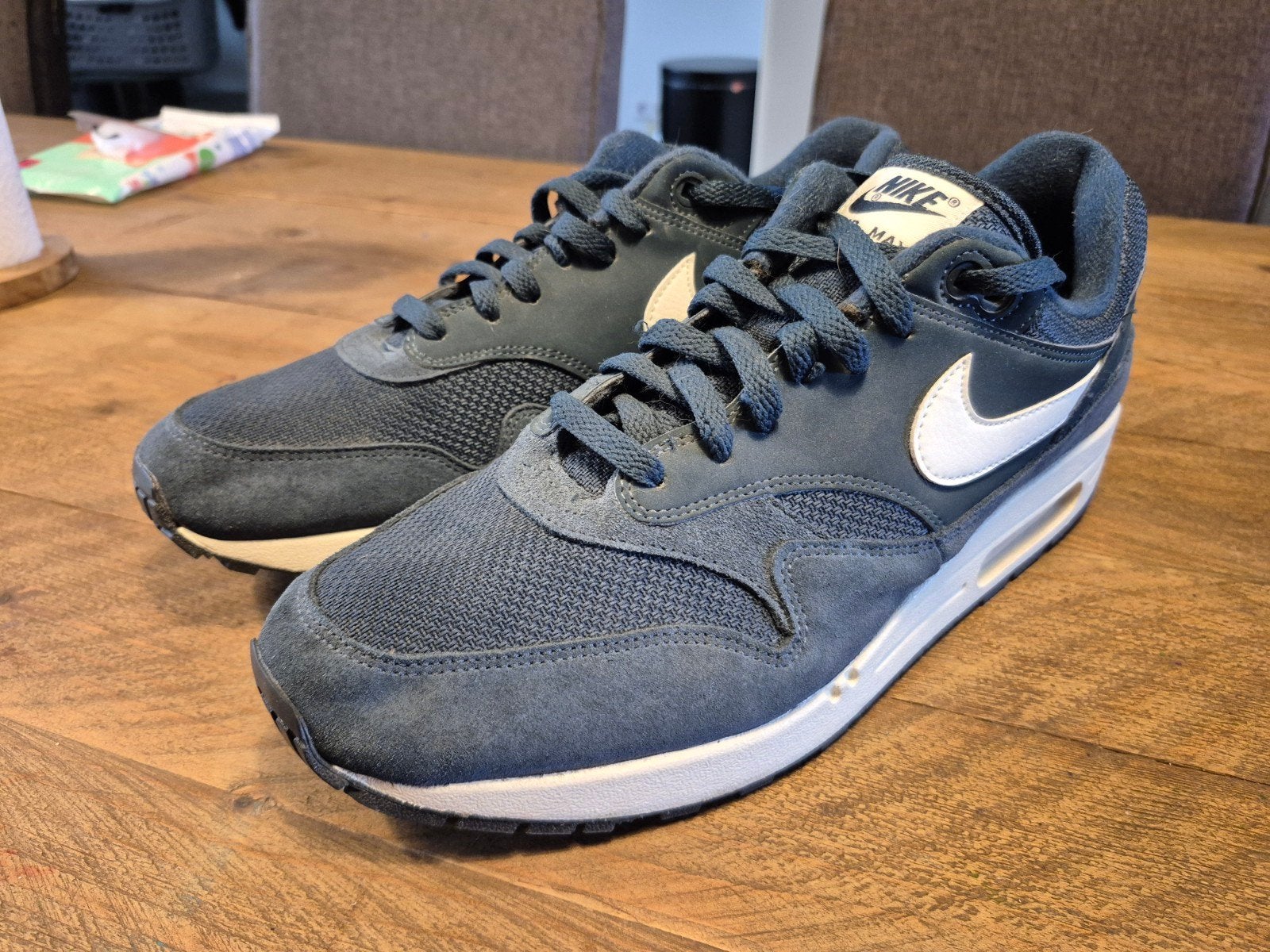 Nike Air Max One 1 Armory Navy maat 45 UK 10 als nieuw, Nike air max, Blauw, Ophalen of Verzenden, Sneakers of Gympen