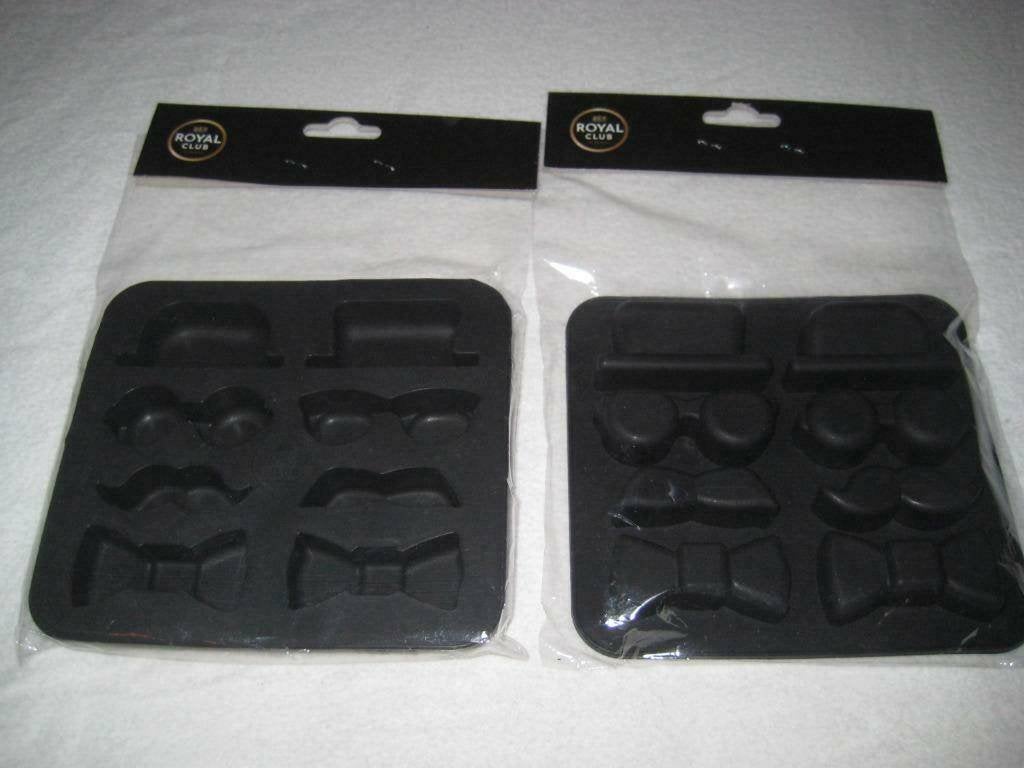 2 stuks ijsklontjes rubbers, Overige typen, Verzenden, Nieuw, Zwart
