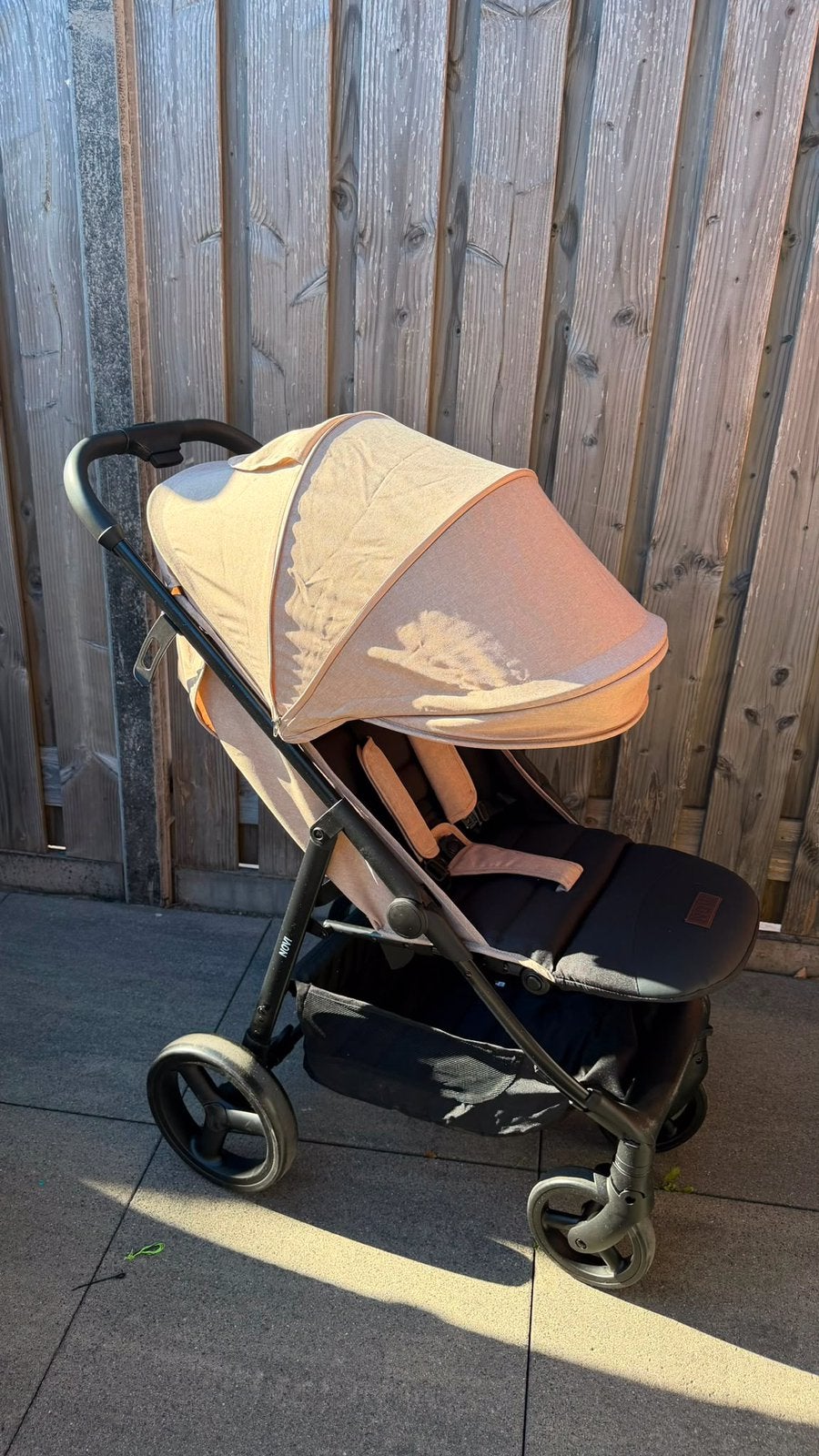 Buggy Novi Grande XL Premium Black/Sand, Ophalen of Verzenden, Zo goed als nieuw, Zonnekap