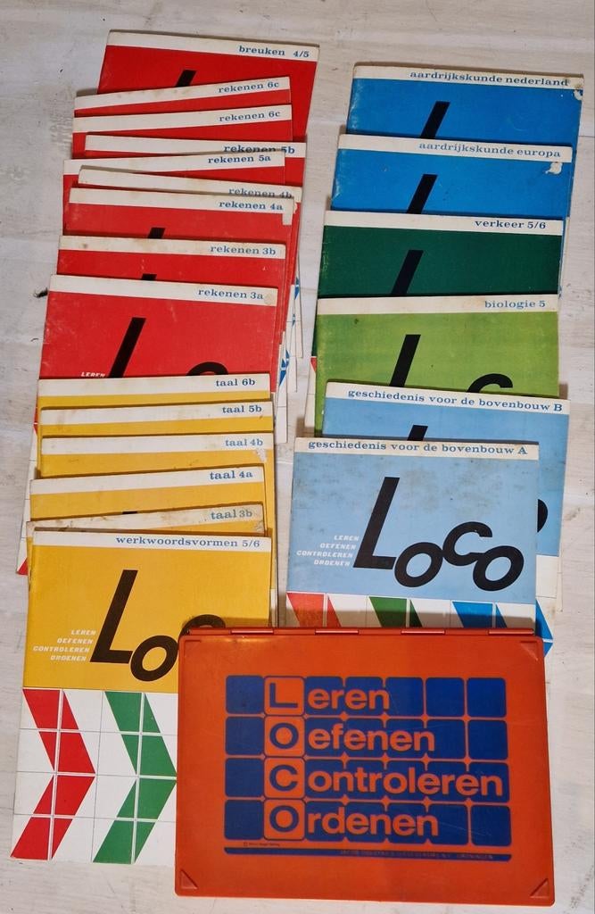 Vintage Loco met 21 oefenboekjes, Verzamelen, Ophalen of Verzenden