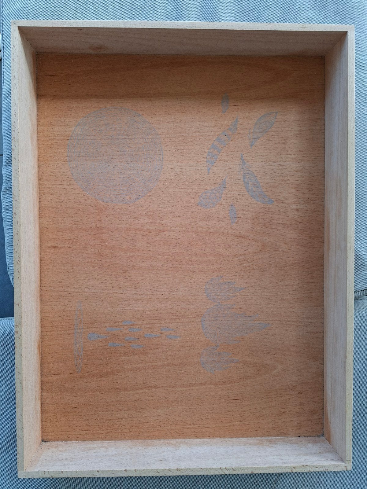 Grapat Play Tray Beukenhout - Zandbak/Speelbak, Ophalen, Zo goed als nieuw, Knutselen