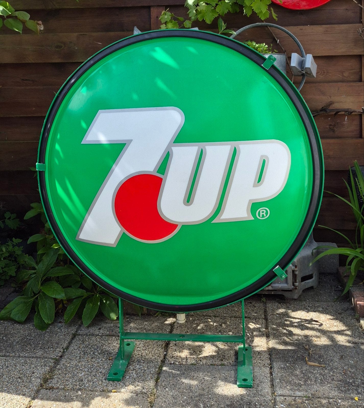 Mooie 7up lamp, Verzamelen, Ophalen, Zo goed als nieuw, Lichtbak of (neon) lamp