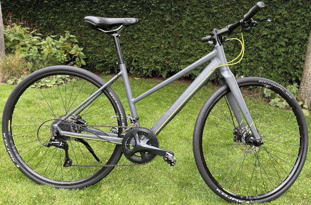 Cube SL Road Pro Grey/FlashYellow, 26 inch, 47 tot 50 cm, Zo goed als nieuw, 15 tot 20 versnellingen