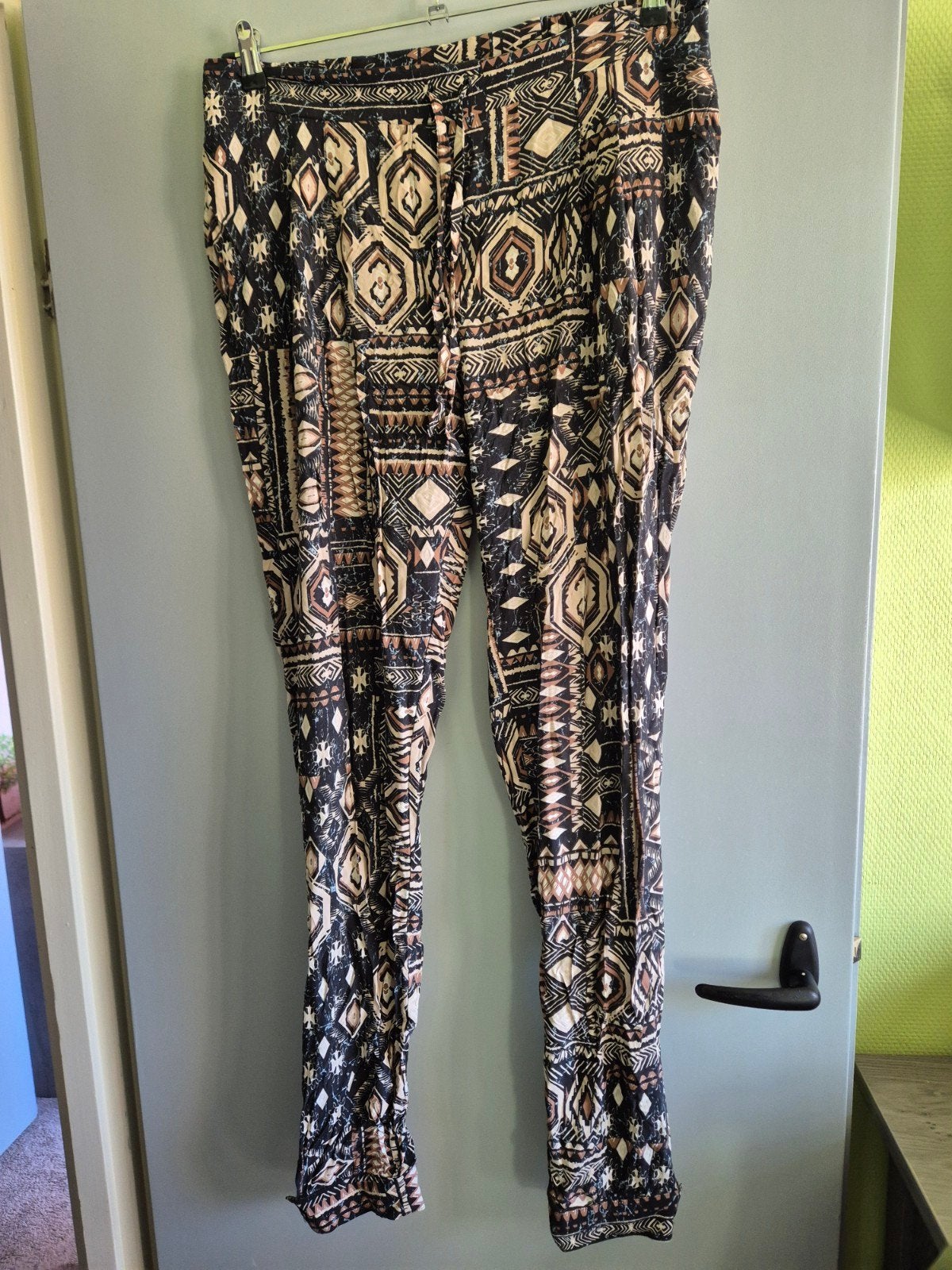 long lady broek maat 42, Bruin, Maat 42/44 (L), Long lady, Ophalen of Verzenden