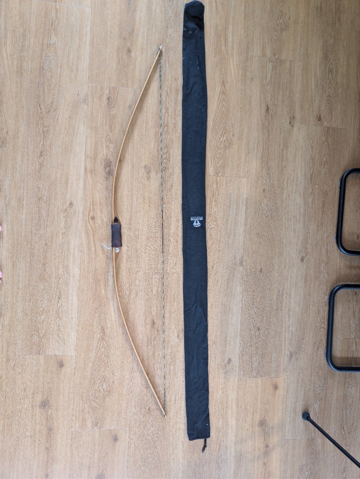 Mohican Longbow 68"D 35#@28" met draagtas, Ophalen, Zo goed als nieuw, Recurveboog