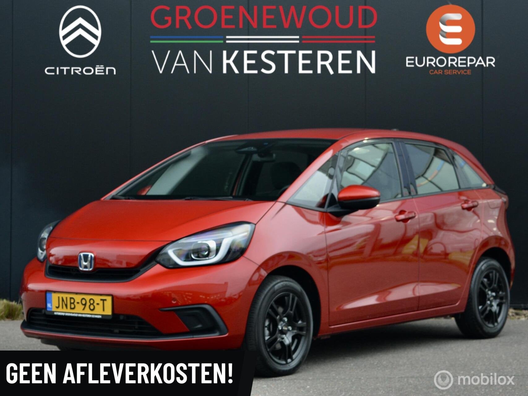 Honda Jazz 1.5 e:HEV Elegance, Auto's, 12 maanden, Euro 6, 98 pk, Bedrijf