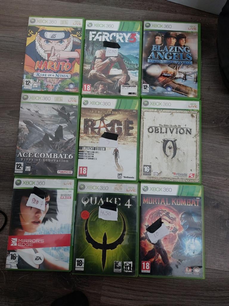 Xbox 360 Games: Naruto, Far Cry 3, Rage, Oblivion, Quake 4, Online, Gebruikt, Vanaf 18 jaar, Overige genres